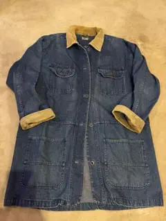 デニムジャケット　ビンテージ　古着　コーデュロイ　カバーオール