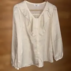 ナチュラルビューティーベーシック インナー　ブラウスM 長袖