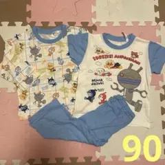 新品未使用　アンパンマン　薄手長袖半袖パジャマ　3点セット　90センチ