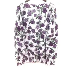 新品タグ付き✨️AZUL アズール 花柄 カーディガン 薄手 長袖 綿100%