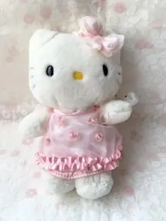 ハローキティ ぬいぐるみ NTTオリジナル　フリル付きドレス　希少