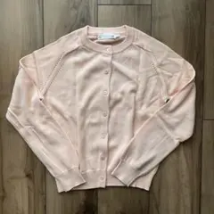 Bonpoint ピンク カーディガン 10A