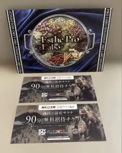 お値下げ不可‼️☆スゴイサウナ(五反田駅前店)☆90分無料招待2枚　エステプロラボ