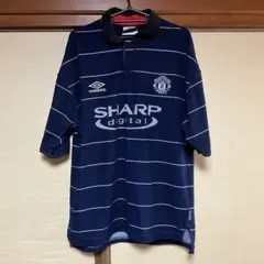 99-00 マンチェスターUアウェイ ユニフォームUMBROベッカム期