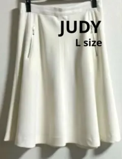 JUDY オフホワイト エレガントライン 膝丈スカートのサムネイル