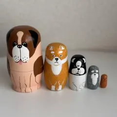 マトリョーシカ 犬 ドッグ 犬グッズ インテリア