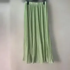 niko and... ライトグリーン ロングスカート