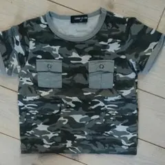 コムサイズム 迷彩柄 半袖ティシャツ90