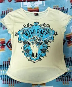DIESEL WILD EASTスカルプリントTシャツ/ Mのサムネイル