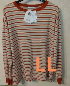 【新品】mysa closet 田中里奈 ボーダー長袖カットソー LL