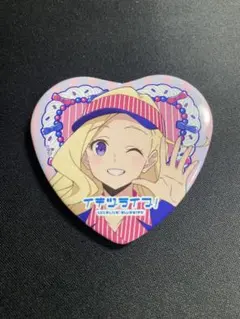 イキヅライブ ハート型缶バッジ 春宮ゆくり - メルカリ
