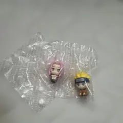 まちぼうけ　NARUTO　うずまきナルト・春野サクラ　フィギュア