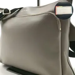 美品✨ポールスミス ショルダーバッグ ロゴ刻印 マルチストライプ 