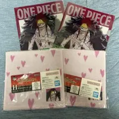 一番くじワンピース・ロシナンテ クリアファイル ステッカー タオル