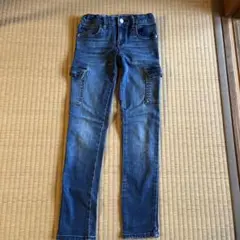 GapKids 130サイズ デニムパンツ カーゴポケット付き