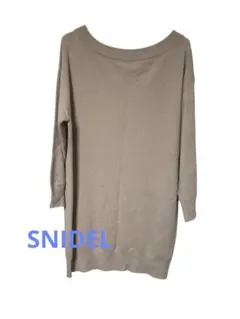 Smidel スナイデル 長袖ニット オーバーサイズ　ワンピース