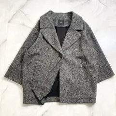 ツイード チェスターコート