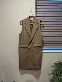 emi+ ブラウン ダブルボタン ベスト