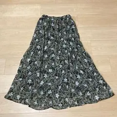 【未使用品】AZUL by moussy  ロングスカート 花柄