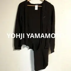 【雰囲気抜群❗️】00's YOHJI YAMAMOTO 変形 ニットカーディガンのサムネイル