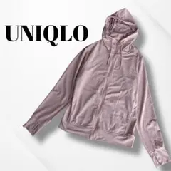 UNIQLO/ユニクロ/エアリズムUVカットフルジップパーカー/ピンク/M