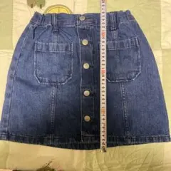 GU デニムスカート 綿100%