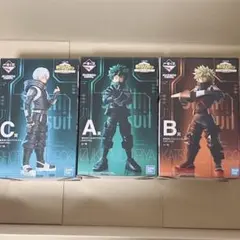 僕のヒーローアカデミア ヒロアカ 一番くじ ステルススーツ 爆豪 緑谷 轟