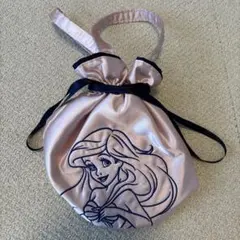 Disney アリエルデザインのピンクバッグ