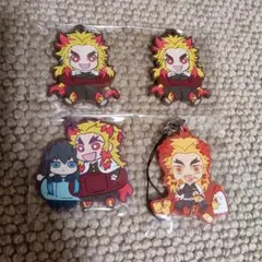 鬼滅の刃　ラバーストラップ　煉獄杏寿郎