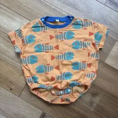 マーキーズ　総柄半袖ロンパース