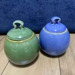 ノリタケ 青とベージュのトリンケットボックス - メルカリ