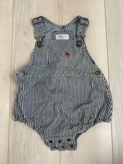 POLO Baby ストライプロンパース 70