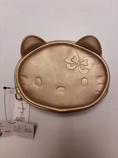 ANNA SUI Hello Kitty ポーチ ゴールドのサムネイル