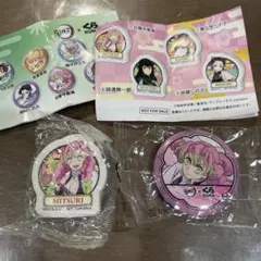 鬼滅の刃 甘露寺蜜璃 くら寿司 ガチャガチャ ビッくらポン 缶バッジ 消しゴム