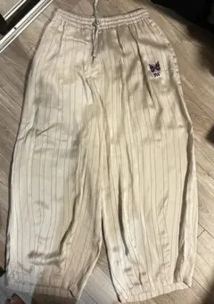 TW 別注 Needles 膝上褲 XS 亘つぐみ 條紋