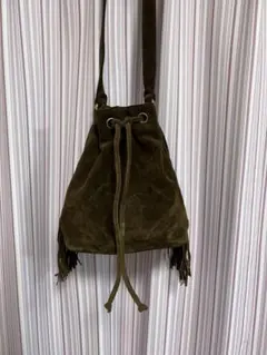 t*8様 CHANEL シャネル　ブラウン スエード ショルダーバッグ フリンジ