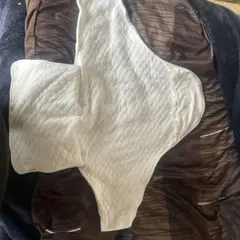 ホワイト おくるみ コットン刺繍入り