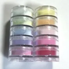 ミラージュラメカラーパウダー10色セットCBS【ネイル】訳ありスカルプチュア