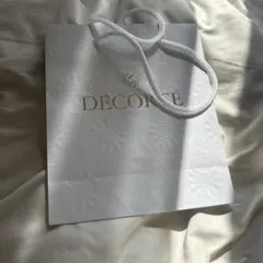 DECORTE ホワイト ショップ袋