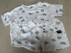 バースデイ フタフタ アニマル 半袖Tシャツ 半ズボン セットアップ 90サイズ