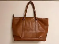 美品　希少　L.L.Bean レザートートバッグ 大容量　ブラウン