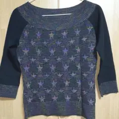 セーター古着風 WO HOP