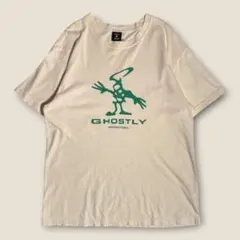 【レーベル】Ghostly International ロゴTシャツLナチュラルのサムネイル