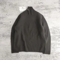 MUJI Labo 新品　ヤク混 ウール タートルネックセーター