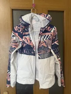 a*︎様 幾何学模様 ウィンドブレーカー フード付き