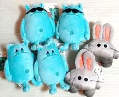 ふーごん　ぬいぐるみ マスコット　ふーごん＆ジョー　6体セット