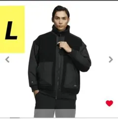 タグ付き激安最安セール　アディダス　ボアジャケット　フリース　極暖　黒　もこもこ