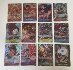 ワンピース　カードゲーム　ルフィ　パラレル　12枚セット　まとめ