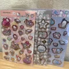 サンリオキャラクターズキャンディシール 3シートセット