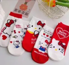 ハローキティ靴下 5足セット